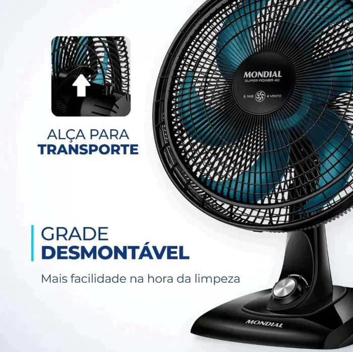 (COMPRE 1 LEVE 3) - Ventilador Mondial Turbo + BRINDE EXCLUSIVO - PROMOÇÃO MÊS DO CLIENTE!